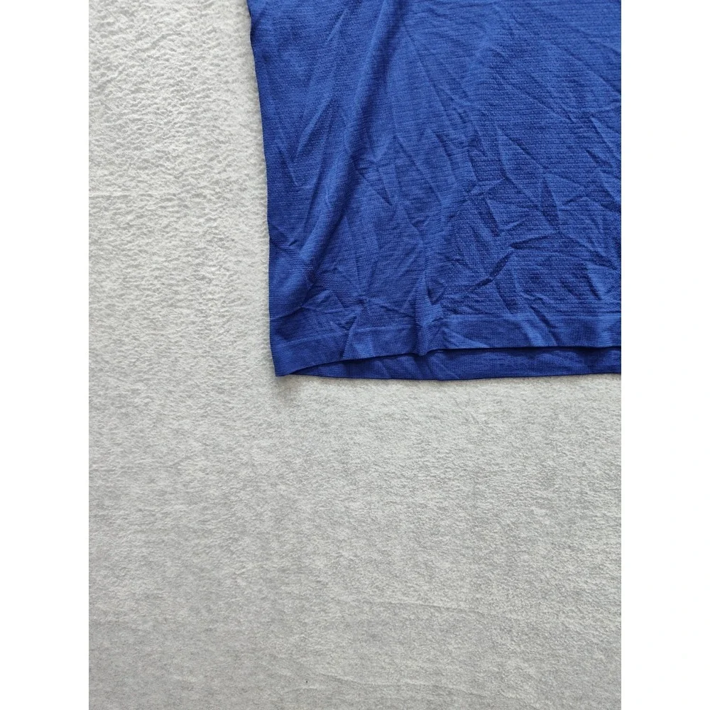 Lululemon‎ Women Athletic Tank Top 14 Blue Racerback Scoop Neck Gym Performance